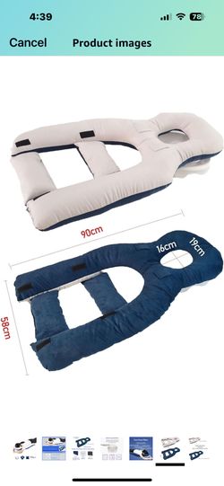 Face Down Pillow for Sleeping After Post Surgery Pillow, Eye Vitrectomy Recovery Equipment Face Down Prone Pillow, Macular Hole Retinal Detachment Lyi
