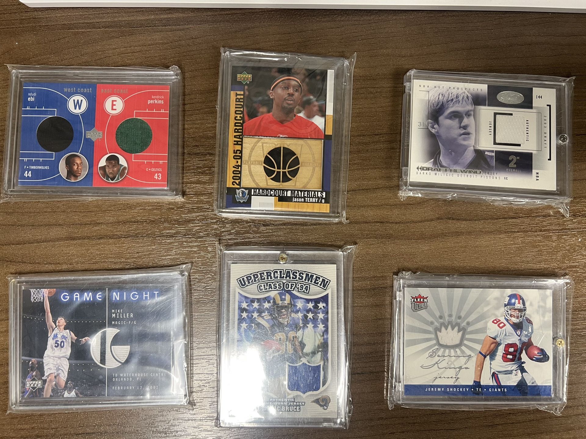 Authentic Game Worn Jersey Patch Cards