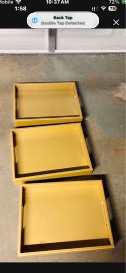 3 food serving TRAYS $30