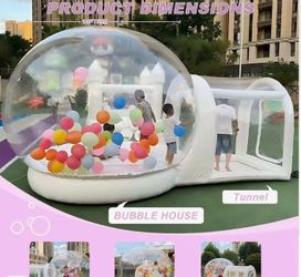 10Ft Balloon Jumping Inflatable Bubble House