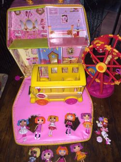 Lalaloopsy Toy Lot Figures Bus Ferris Wheel