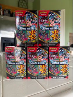 Chaos Rising Booster Bundles -  New and Sealed.