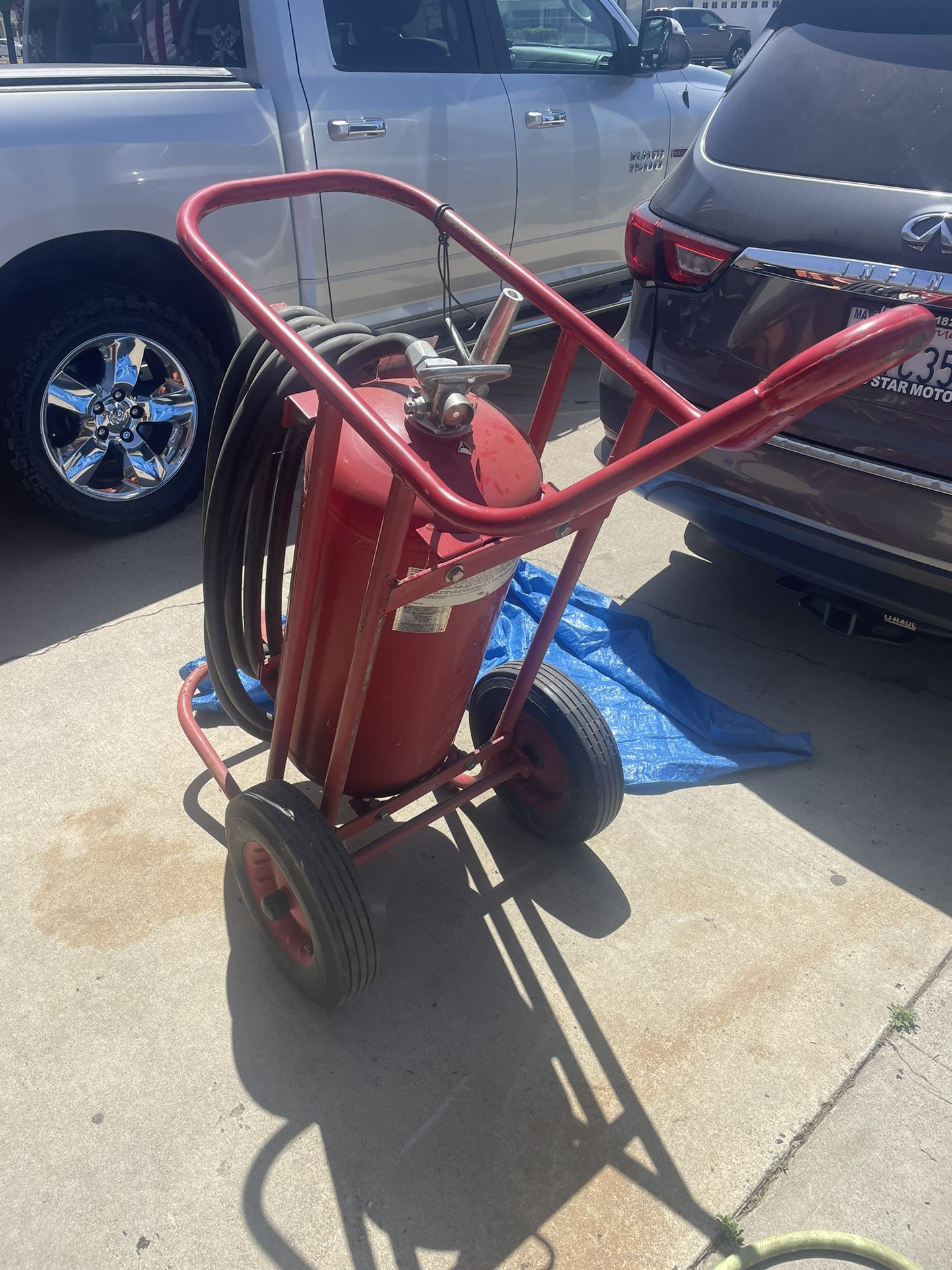 Race Car Big Fire Extinguisher