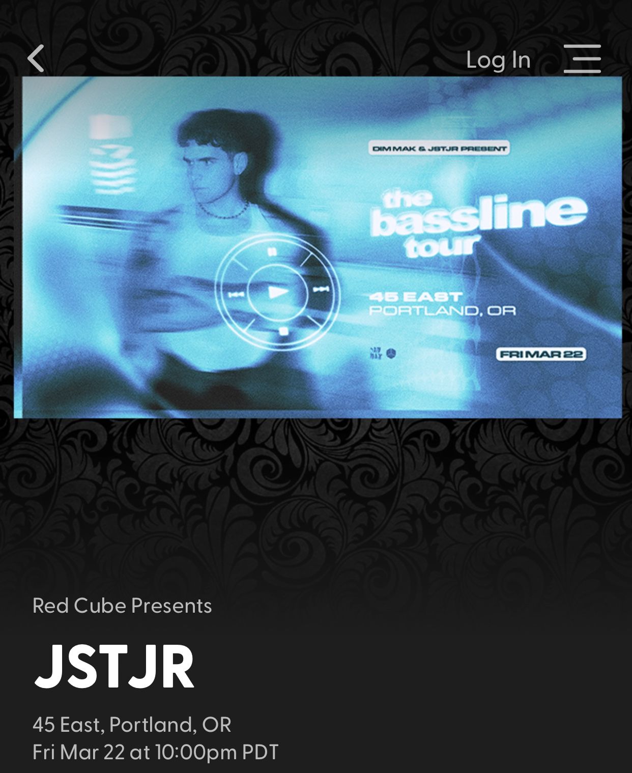 JSTJR Tickets 45 East