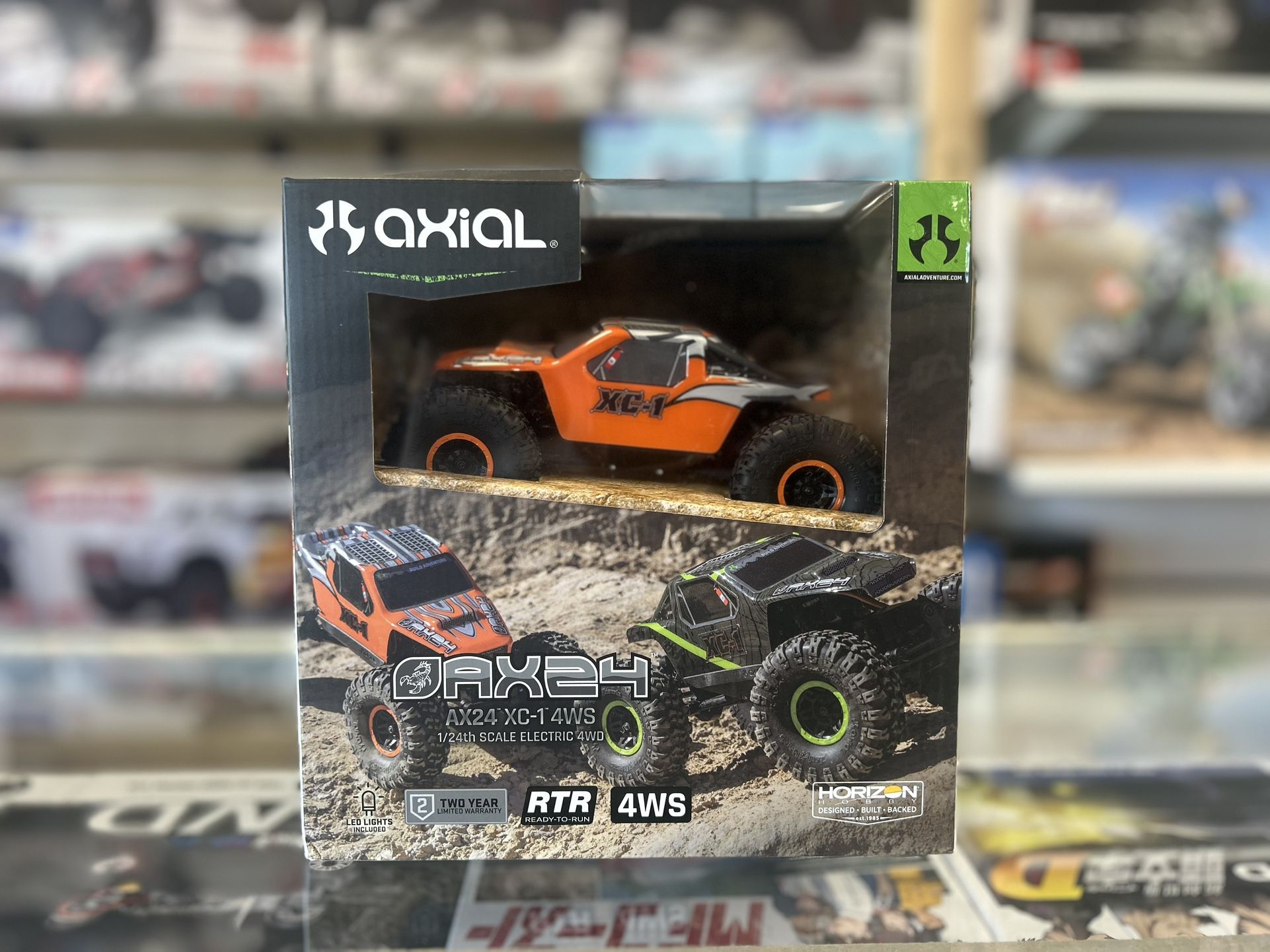 Axial AX24 XC-1 4WS 4X4 RTR Brushed Rock Crawler.