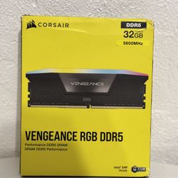 CORSAIR Vengeance RGB 32GB (2 x 16GB) 288-Pin PC RAM DDR5 7200 (PC5 57600)