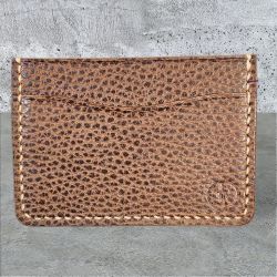 Handmade Leather Card Holder  Unique Gift for Dad, Husband, or Friend