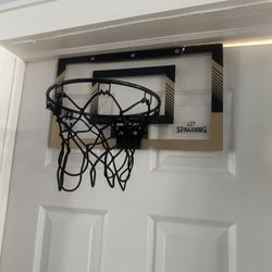 Spaulding NBA Slam Jam Over-The-Door Gold Edition Mini Hoop