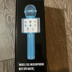 Wireless Bluetooth Karaoke Microphone for Kids