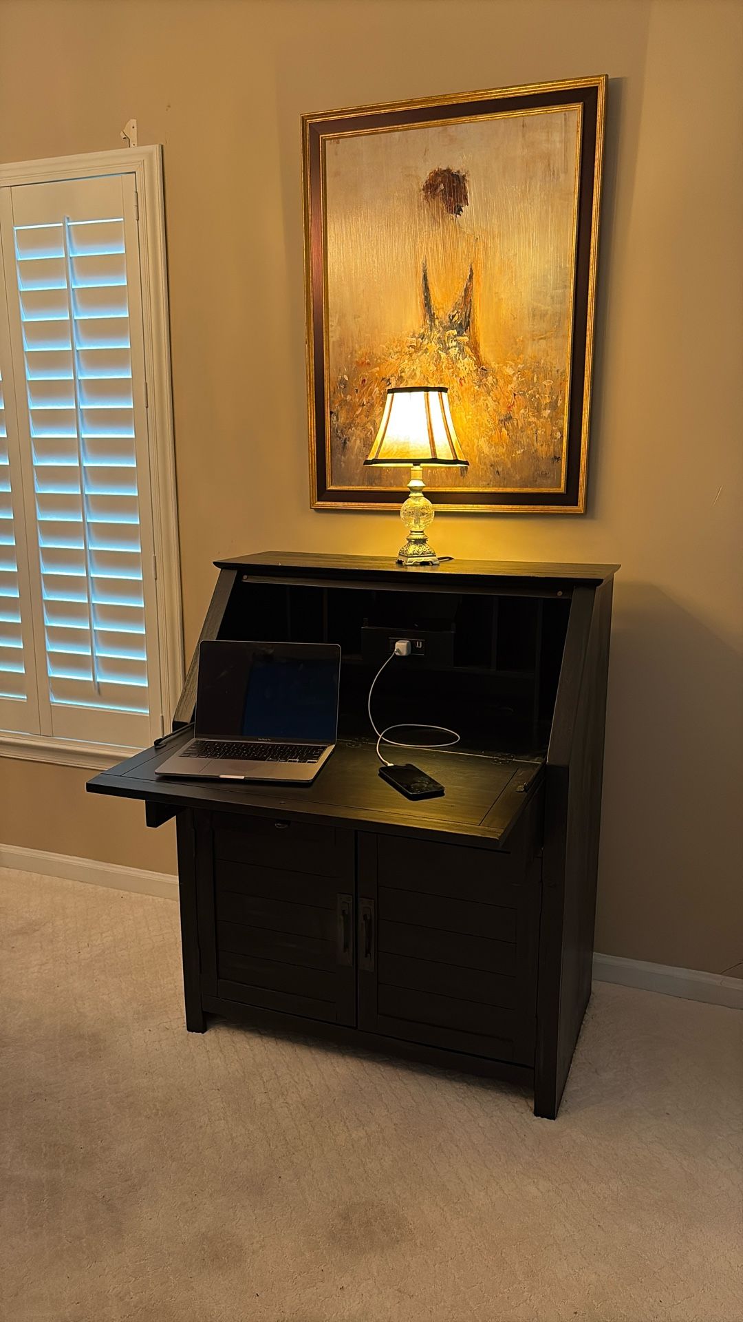 Drop Lid Work Station Desk