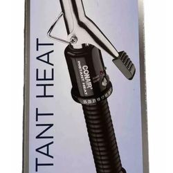Conair Instant Heat 3/4 Inch Curling Iron Black New In Box 25 Heat Settings Auto