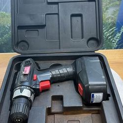 Drill Master 18V Cordless Drill with Case