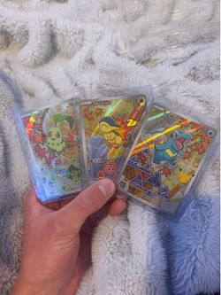 Pokemon Johto First Partner Cards