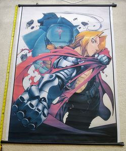 Fullmetal Alchemist Fabric Wall Scroll Poster