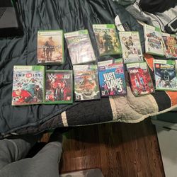 Xbox 360 With Games And Controller 