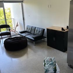 Chair, Cupboard,puff,convertible Sofa All Together , Pickup In University Of Miami Area !