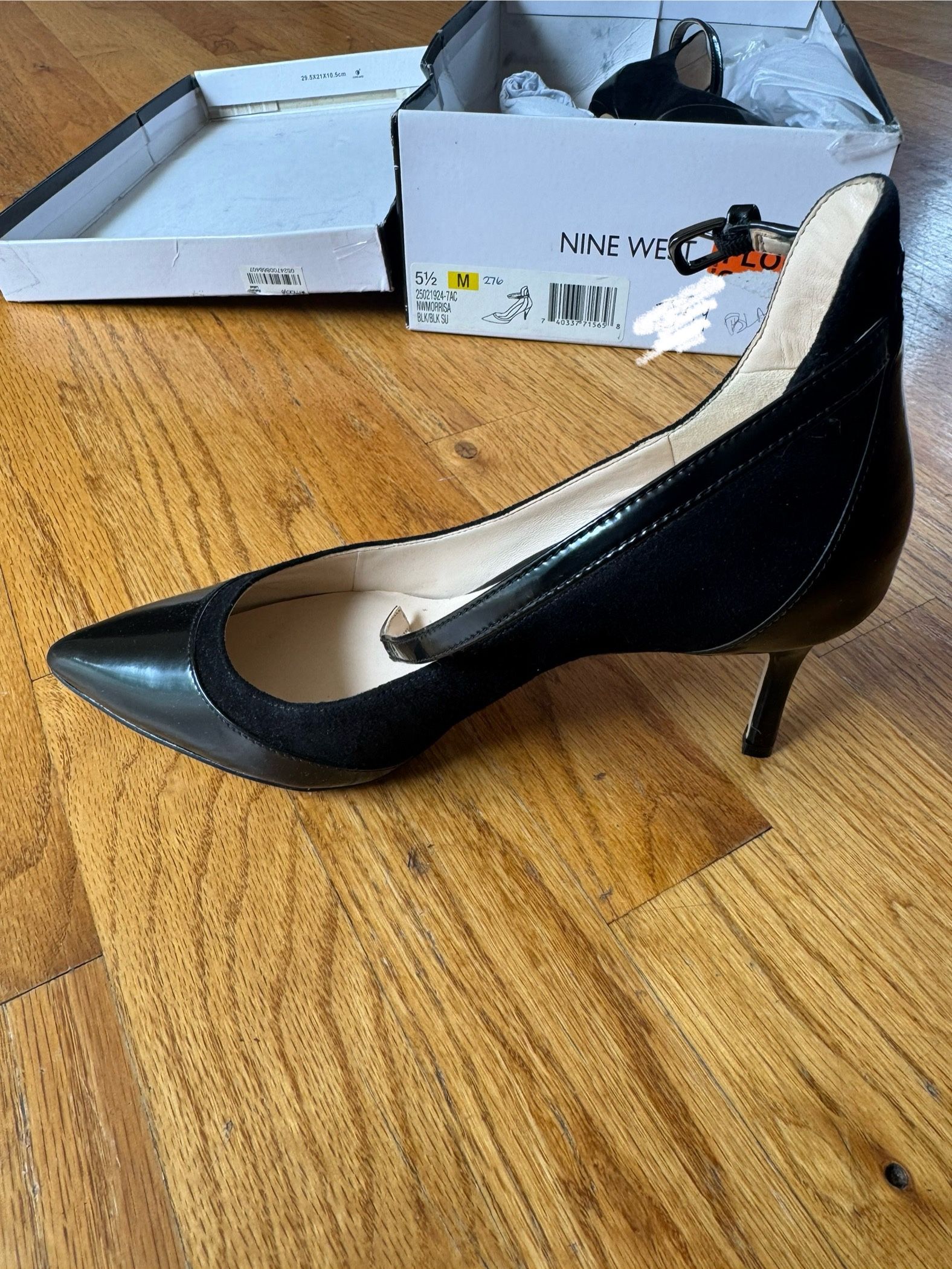 Black Heels- Never Worn- 5.5
