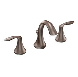 MOEN Eva 8 in. Widespread 2-Handle Bathroom Faucet Trim Kit in Oil Rubbed Bronze (Valve Included