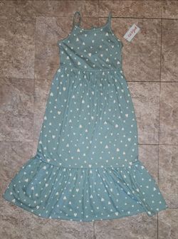 Cat& jack girls youth long dress new