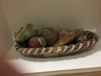 Decorative fruit bowl