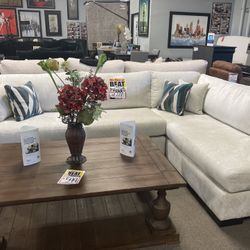 4TH OF JULY SALE🚨🇺🇸 White Sectional ☁️✅ $1,899
