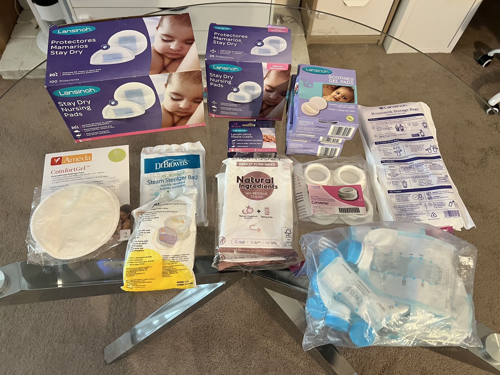 Lansinoh Nursing Pads, Gel Pads, Nursing Cream, Breastmilk Storage Bags & Wipes
