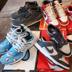 Mens Nike Air And Jordan Lot Sz 11-11.5