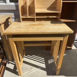 Computer table teak wood
