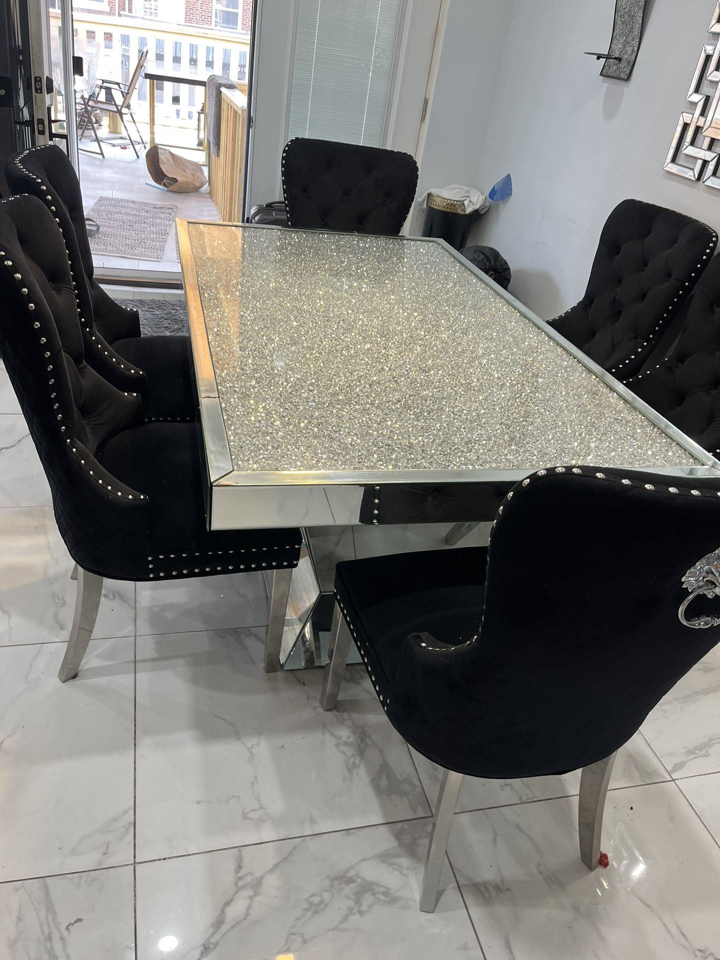 Dining Table With 6 Chairs 900