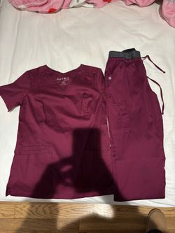 Burgundy Matrix Scrubs