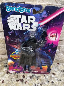 JusToys Star Wars Bend-Ems Lord Darth Vader 1993