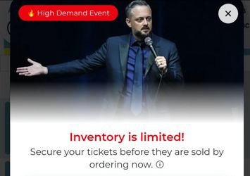2 Tickets to Nate Bergatze at Pechanga 7/16/26