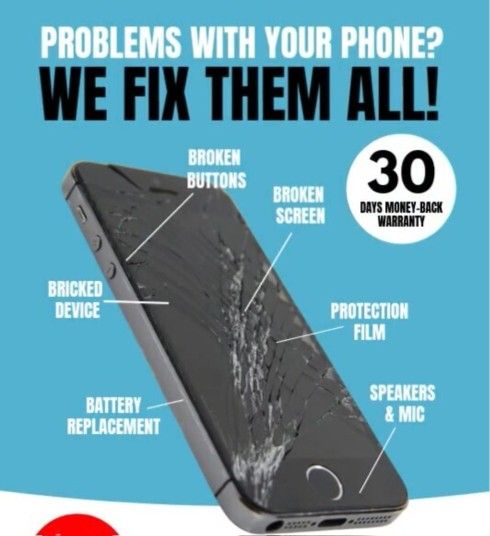 PHONE REPAIR IN LOW REPAIRS (GUARANTEED WORK)