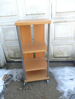 Kitchen pantry shelf on coasters
