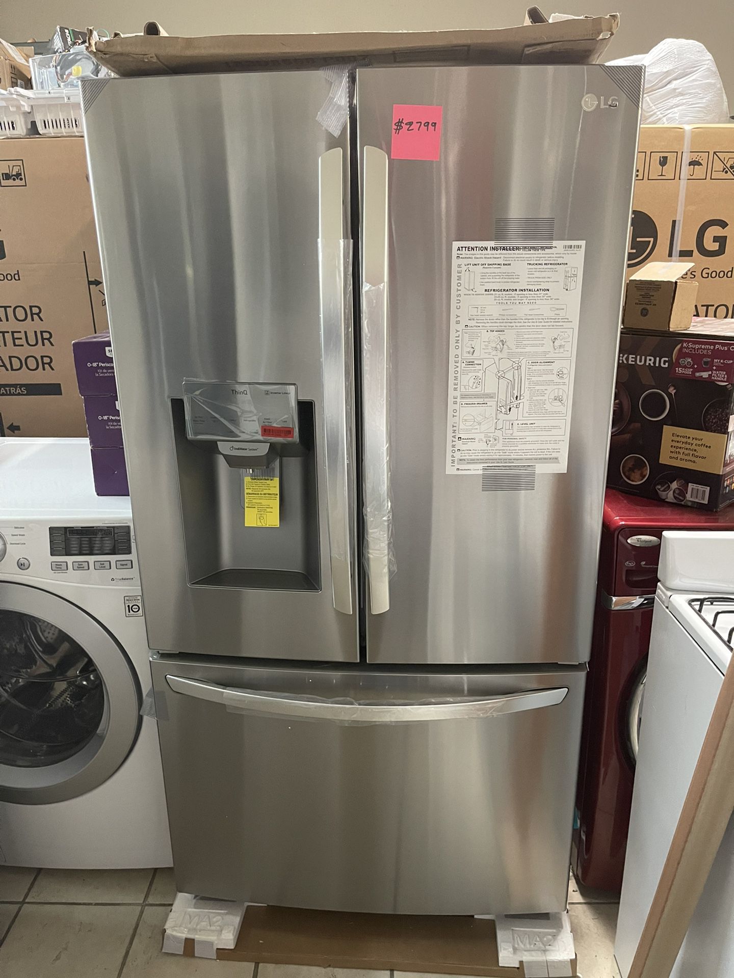 Brand New Lg French Door Refrigerator