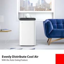 Toshiba 8000 BTU (12,000 BTU ASHRAE) 3 In 1 Portable Air Conditioner 350 Sqft smart wifi AC Dehumidifier Remote Control Fan