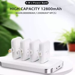 Magnetic Power Bank 4 In 1 (iPhone/Android/Type C)