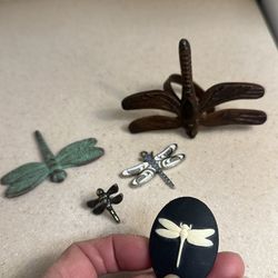 Dragon fly collection mostly vintage & mixed 5 different