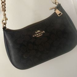 Coach Teri Shoulder Bag In Signature Canvas
