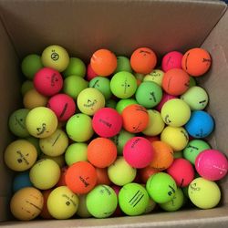 145 Matte Colored Golf Balls
