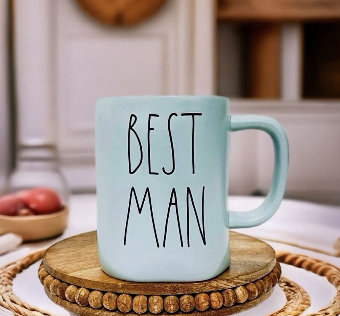 Rae Dunn BEST MAN Mug BRAND NEW