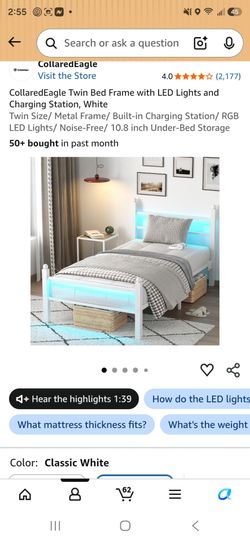 Twin bed