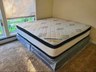 Brand New Mattress + Box Spring Luxury Comfert | Great Quality | Same-Day Delivery Available