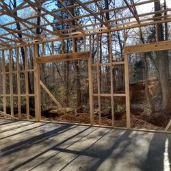 Pole Barns. Built On Site 