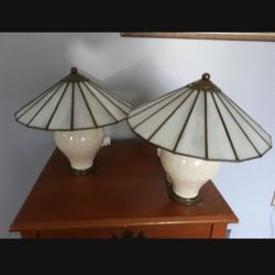 2 Lamps - Asian Motif