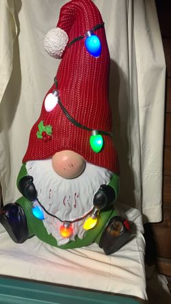 32 Inch Christmas blowmold gnome