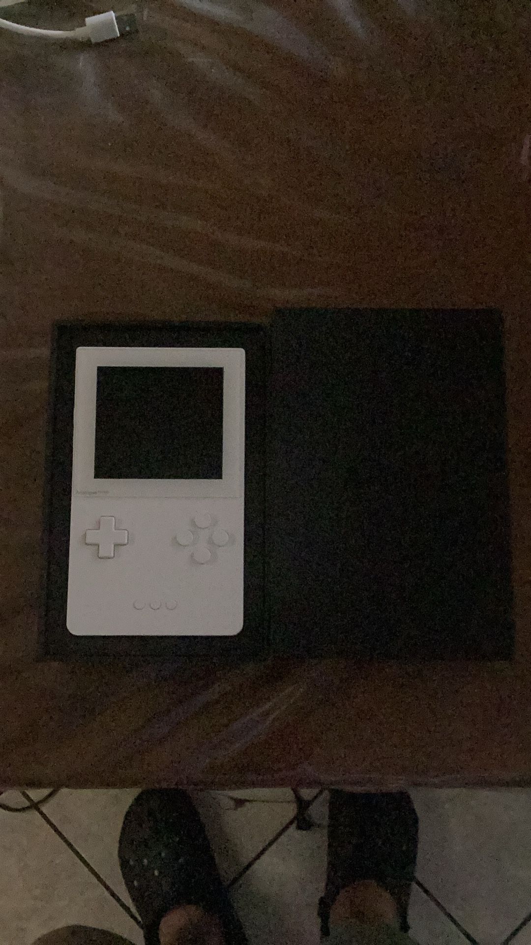 -White Analogue Pocket Filled With Games-