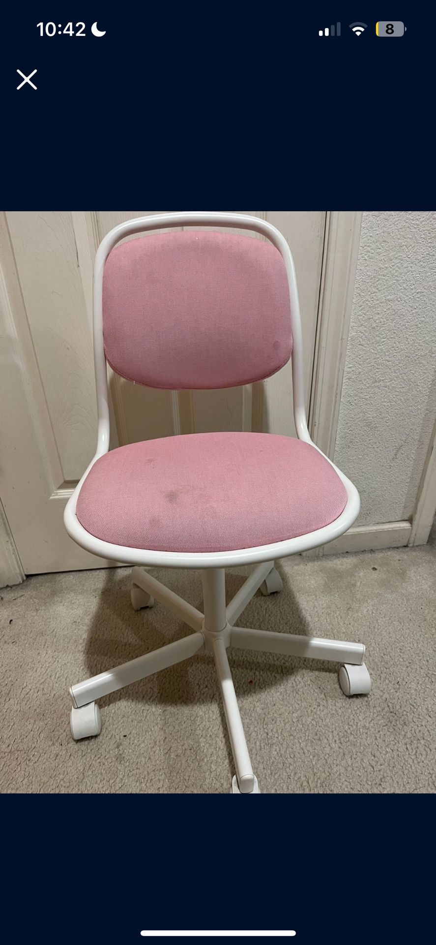 Pink Ikea Desk Chair