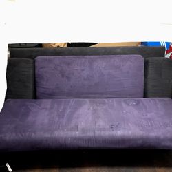 Purple Futon In Good Condition
