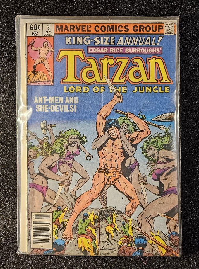 Marvel Comics 1979 #3 Annual: Tarzan Lord Of The Jungle: Ant-Men And She-Devils!